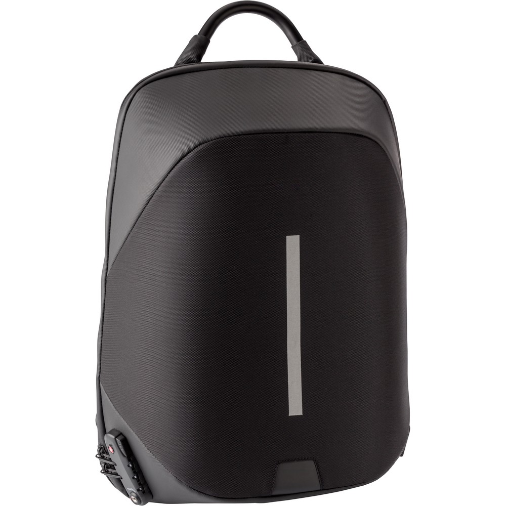 Laptop-Rucksack 15" in Schwarz, Ansicht 2