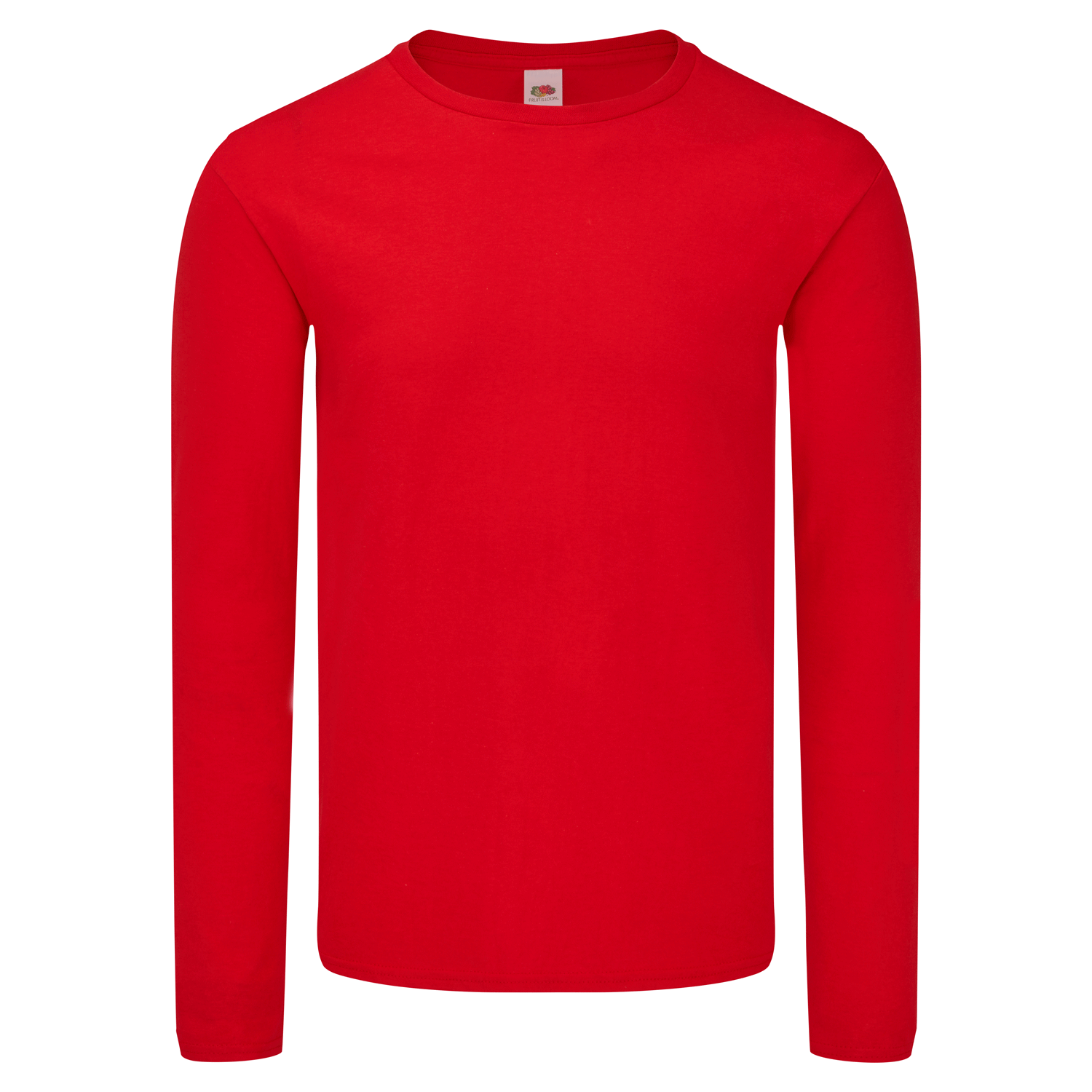 Fruit of the Loom Iconic 150 Classic Langarm T-Shirt in Rot