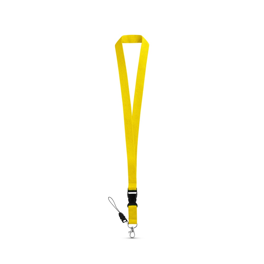 Lanyard aus Polyester | Anquetil – Gelb