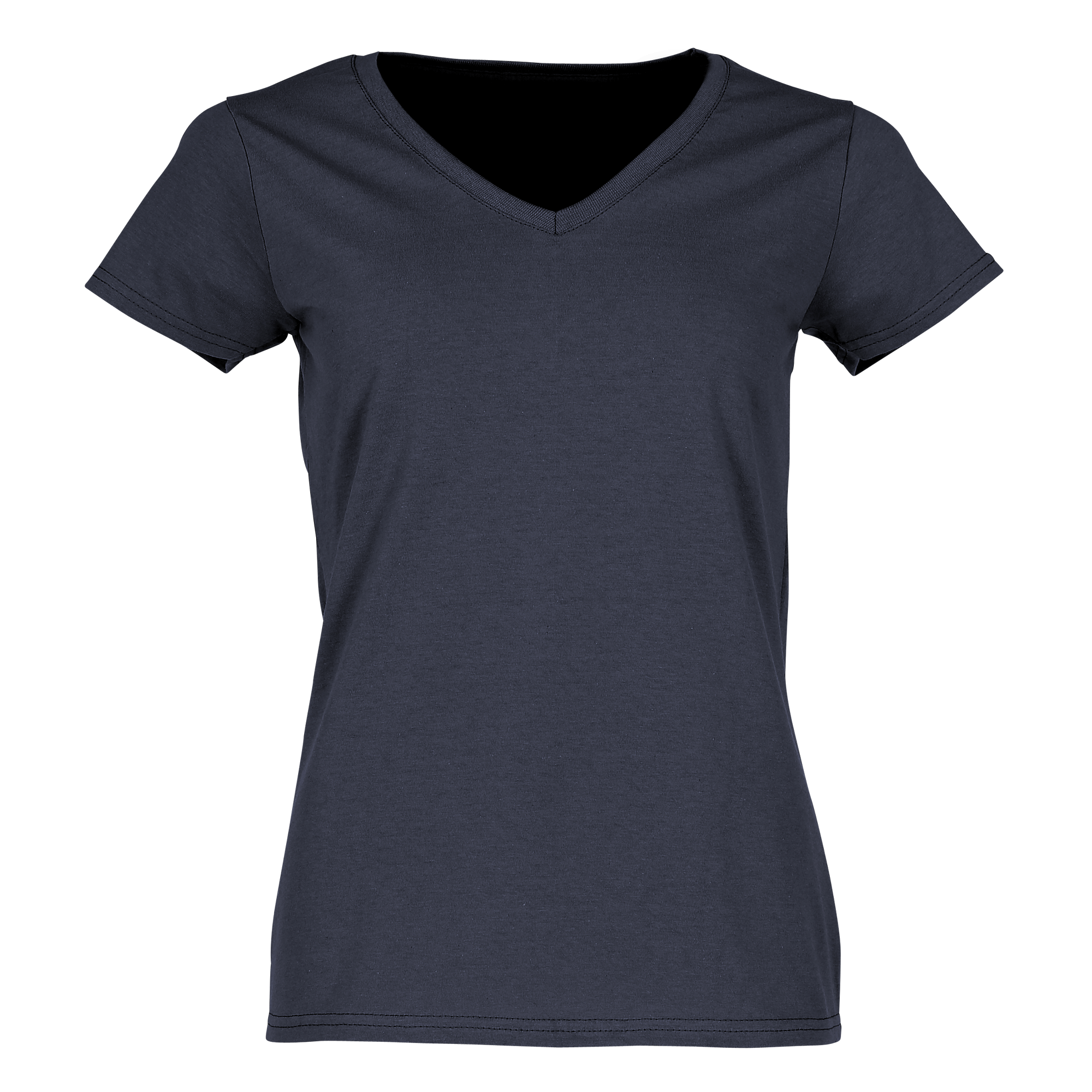 Fruit of the Loom Damen Valueweight V-Neck T-Shirt in Deep Navy