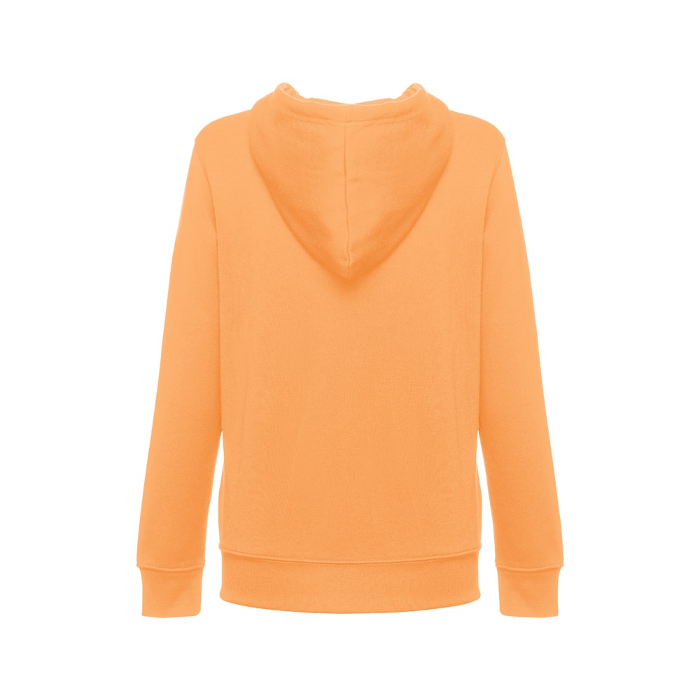 Sweatshirt für Frauen aus Baumwolle und Polyester | THC Amsterdam Women – Korallenorange, Ansicht 2