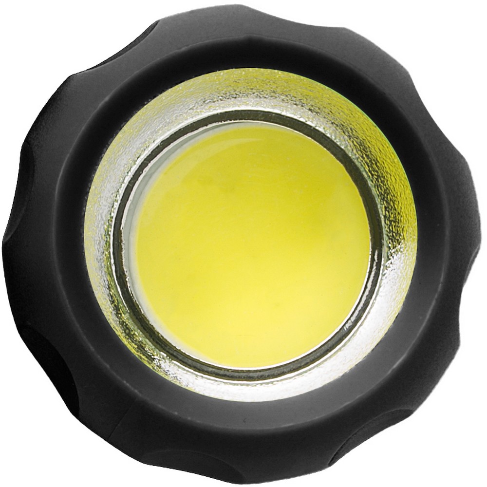 COB Taschenlampe in Schwarz, Ansicht 3
