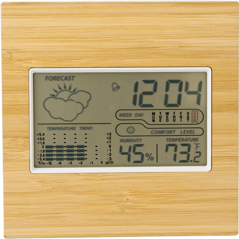 Wetterstation in Holz, Ansicht 5