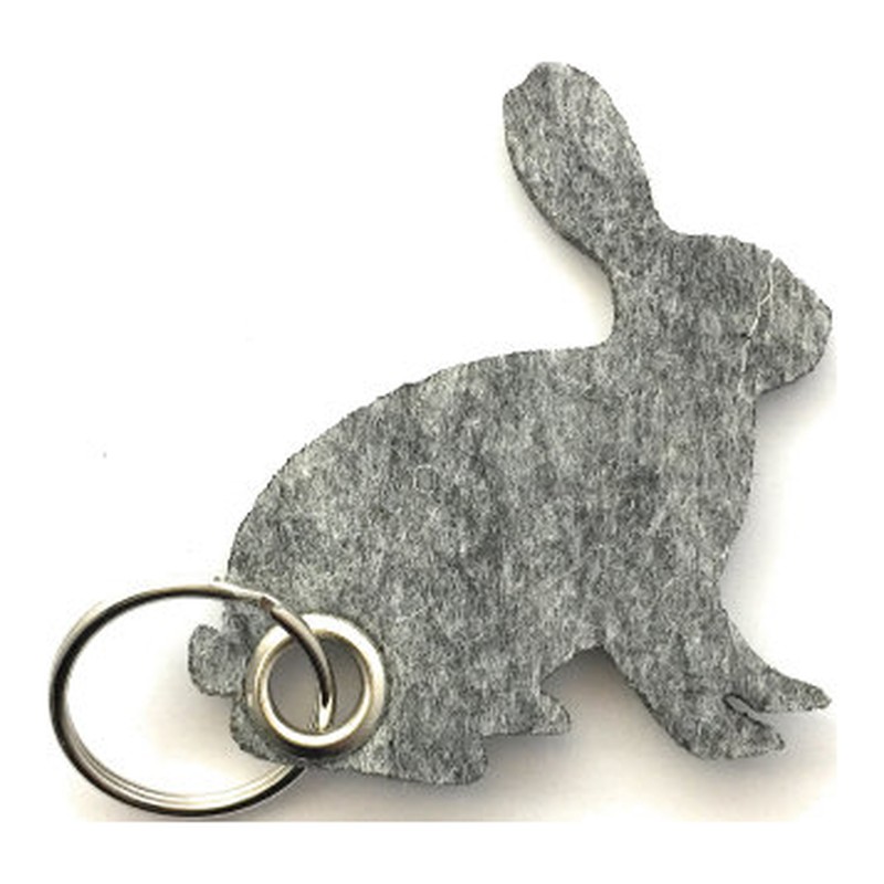 Filz-Schlüsselanhänger Hase
