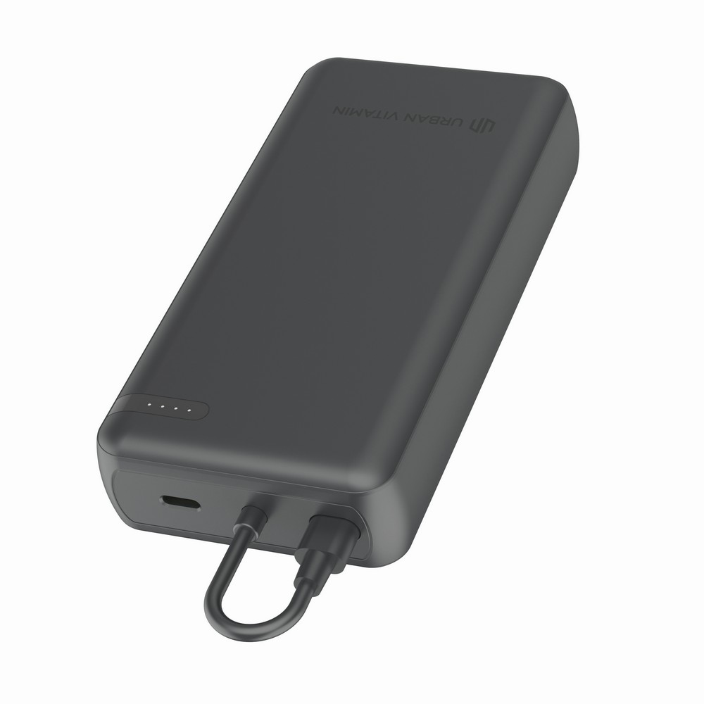 Urban Vitamin Menlo Park RCS rPlastik 20000 20W PD Powerbank in Schwarz, Ansicht 4