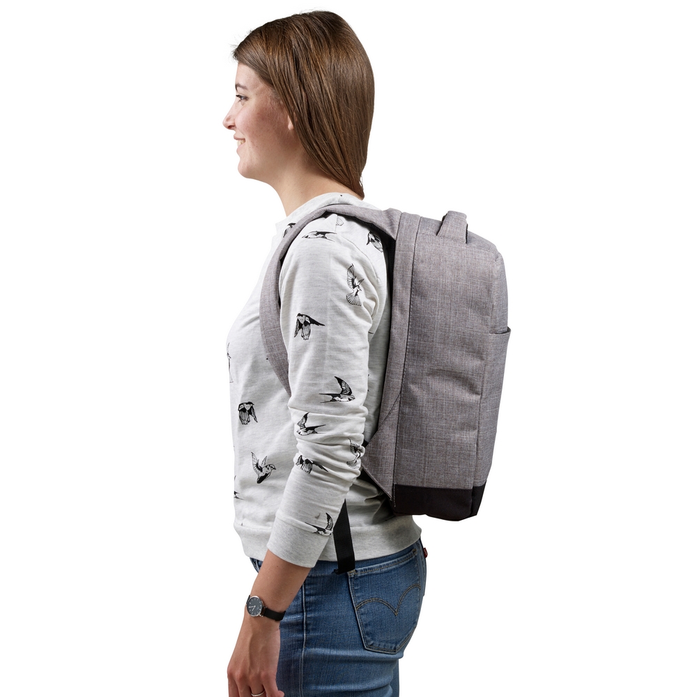 Anti-Diebstahl-Rucksack 13" in Grau, Ansicht 4