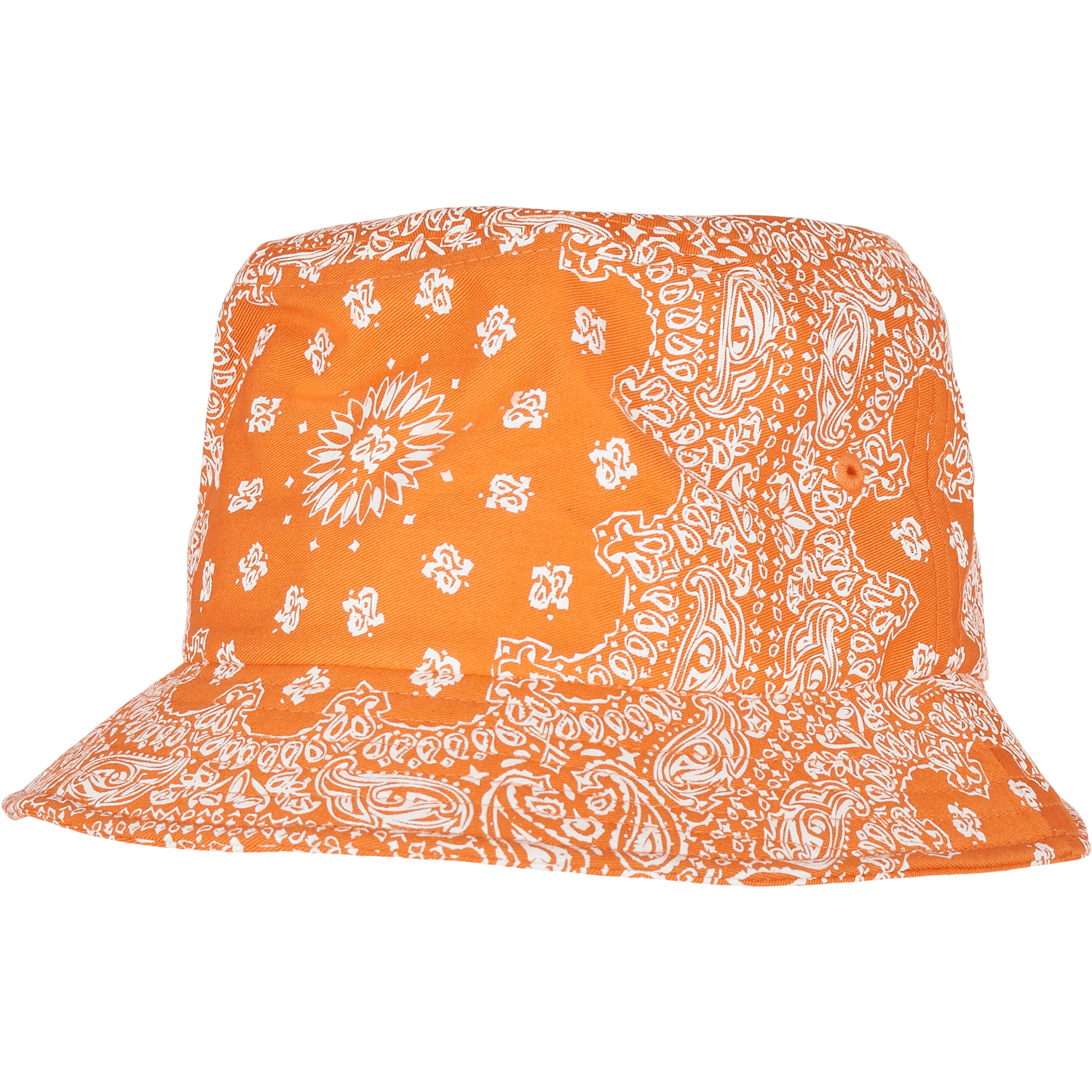 Flexfit Bandana Print Bucket Hat in Orange