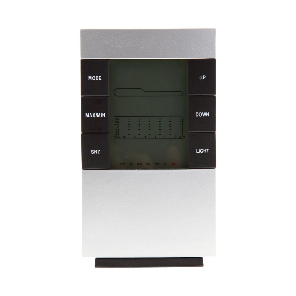 Digitale Wetterstation in Silber, Ansicht 2