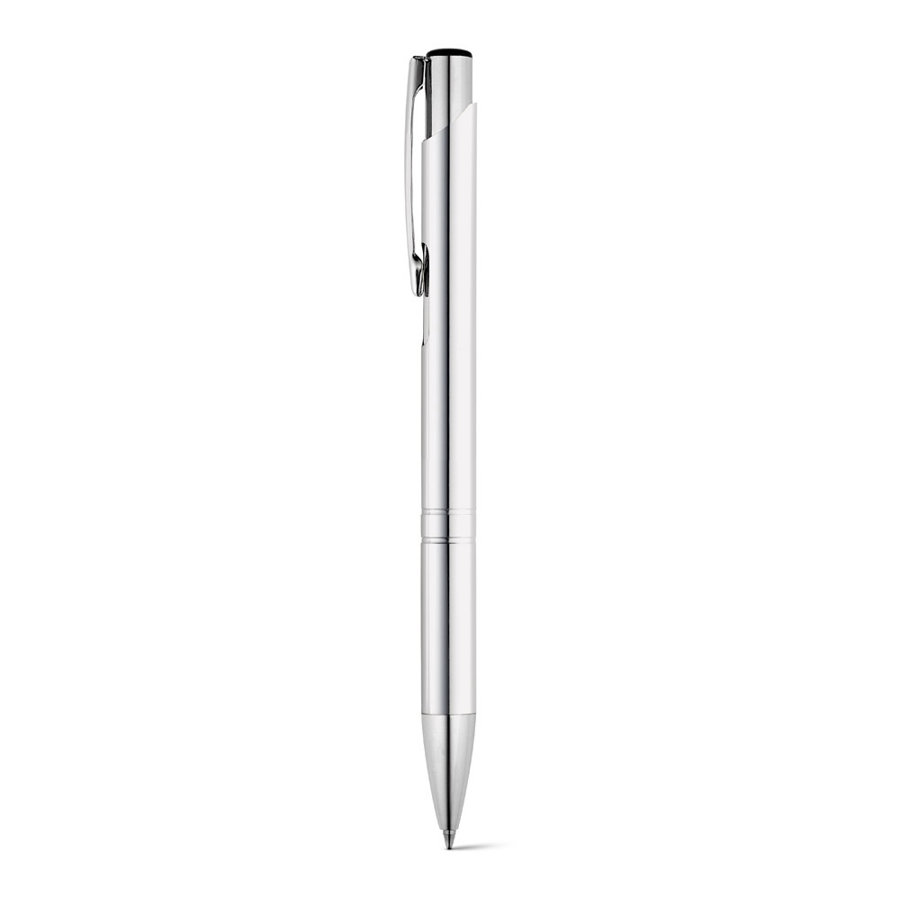 Aluminium-Kugelschreiber mit Clip | Beta – Silber