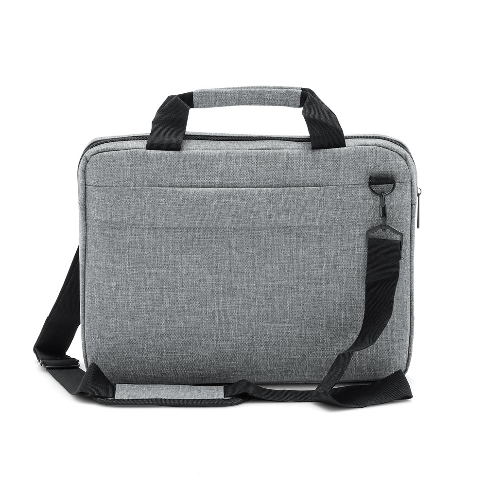 Laptop Aktentasche 14'' in 600D polyester | Graphs Laptop – Hellgrau, Ansicht 3