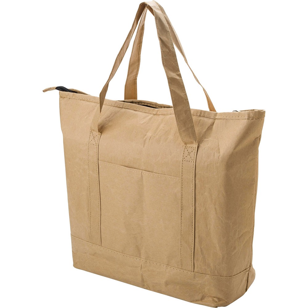 Papier-Kühltasche, laminiert in Braun, Ansicht 8