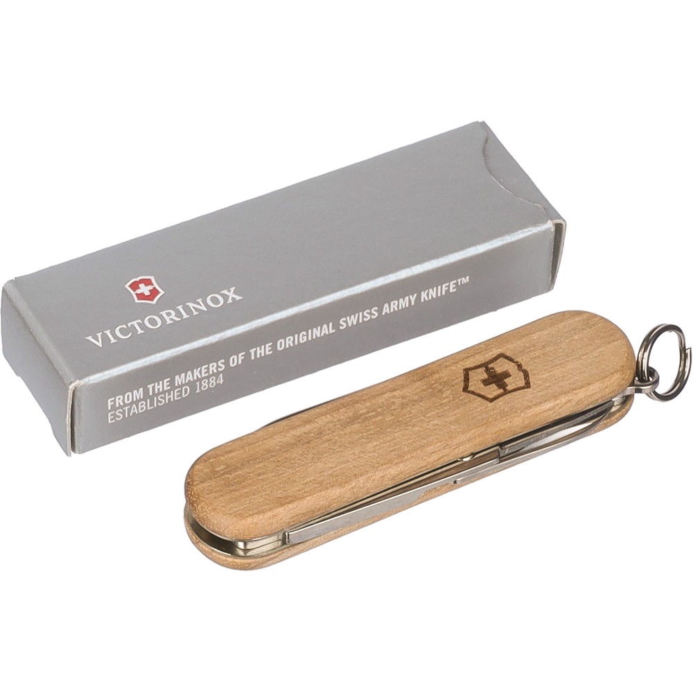 Multifunktionsmesser Victorinox Classic SD Wood in Braun, Ansicht 3