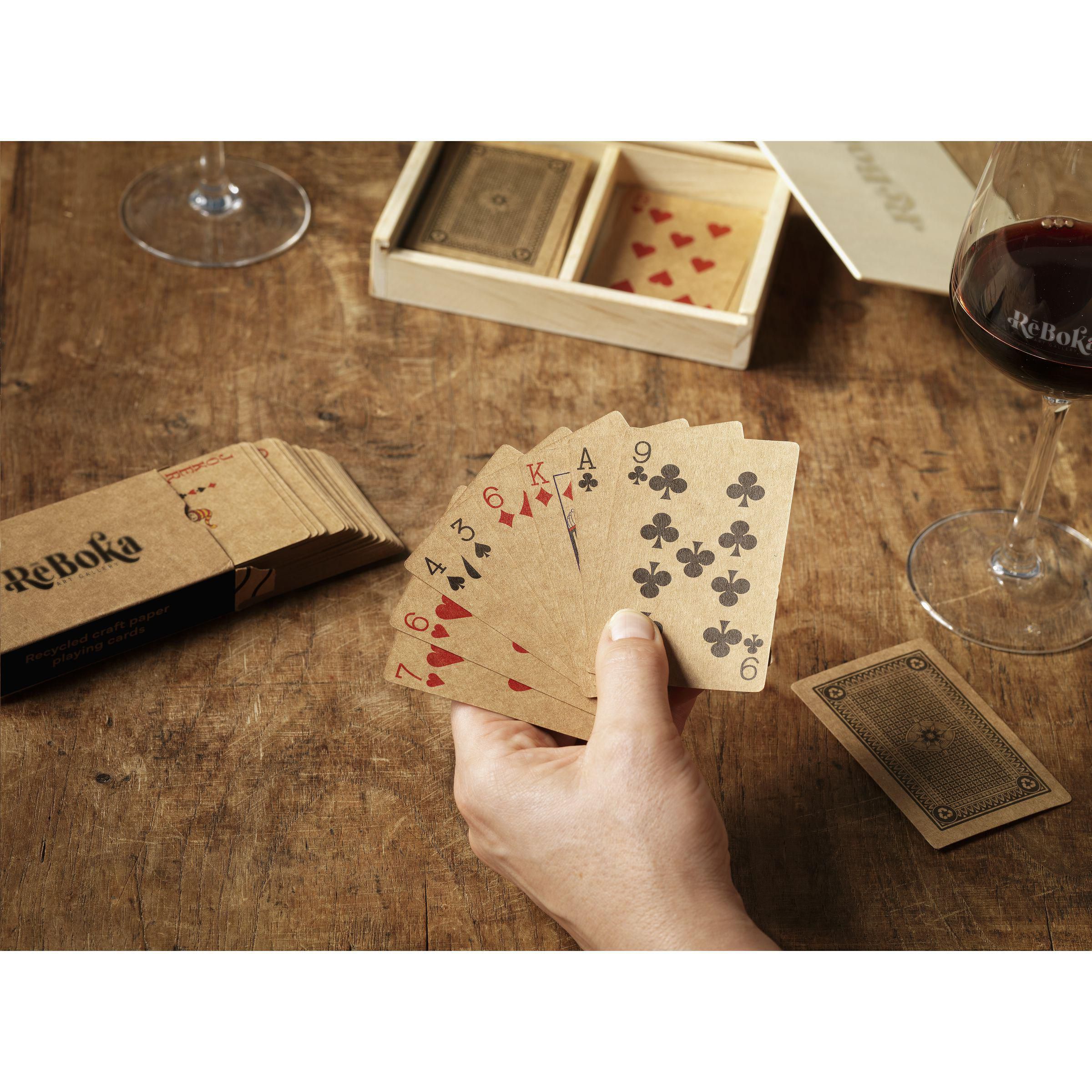 Recycled Paper Playing Cards Double Spielkarten