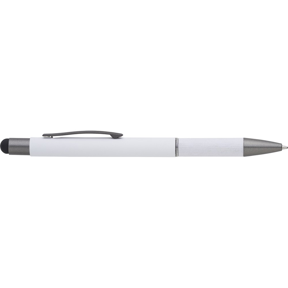 Kugelschreiber mit Touch-Pen in Weiß, Ansicht 5