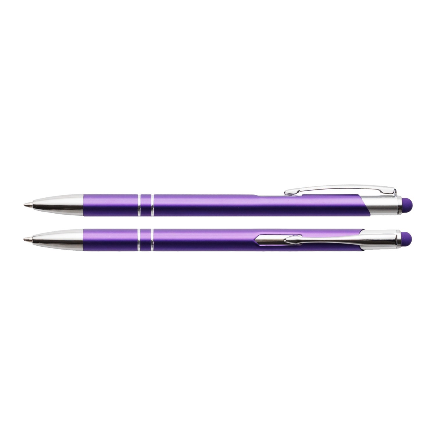 Bello Touchpen-Kugelschreiber | Metall in Hellviolett