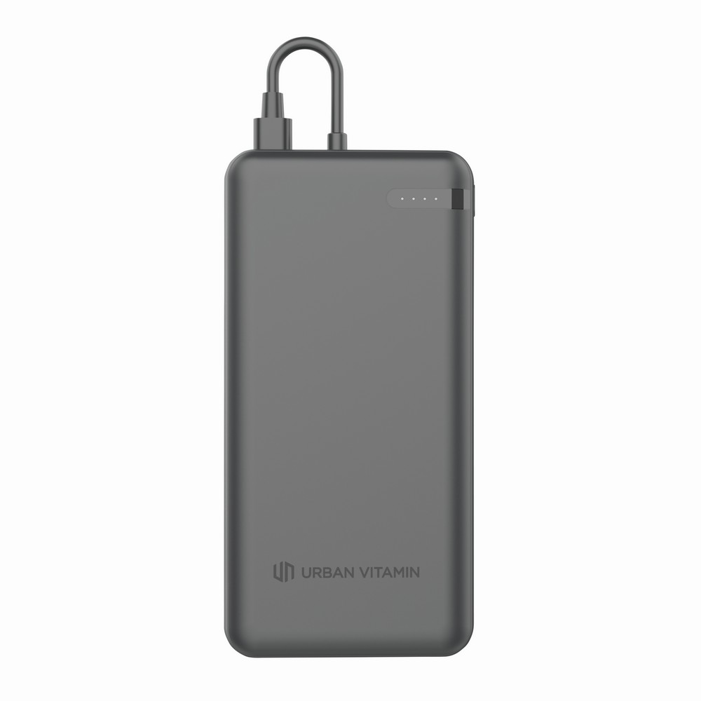 Urban Vitamin Menlo Park RCS rPlastik 20000 20W PD Powerbank in Schwarz, Ansicht 2