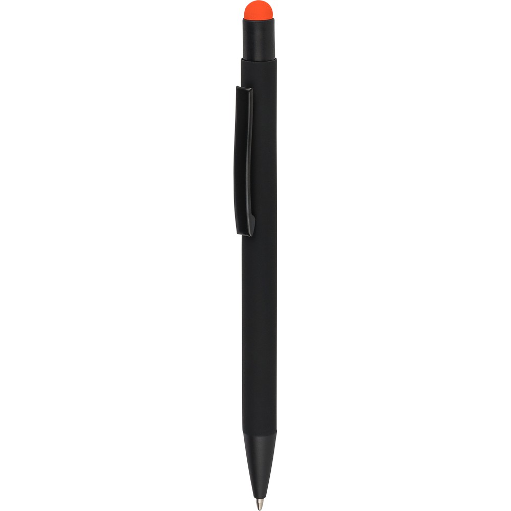 Kugelschreiber mit Stylus-Spitze in 10 Farben – VB286 in orange, freigestellt