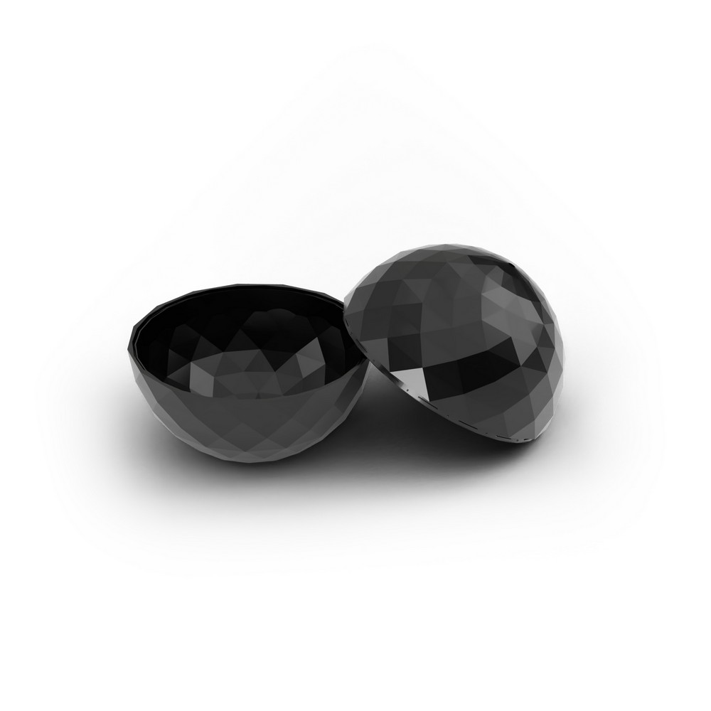 Geschenkball, Behälter für Werbegeschenke | Indome in Schwarz, Ansicht 8
