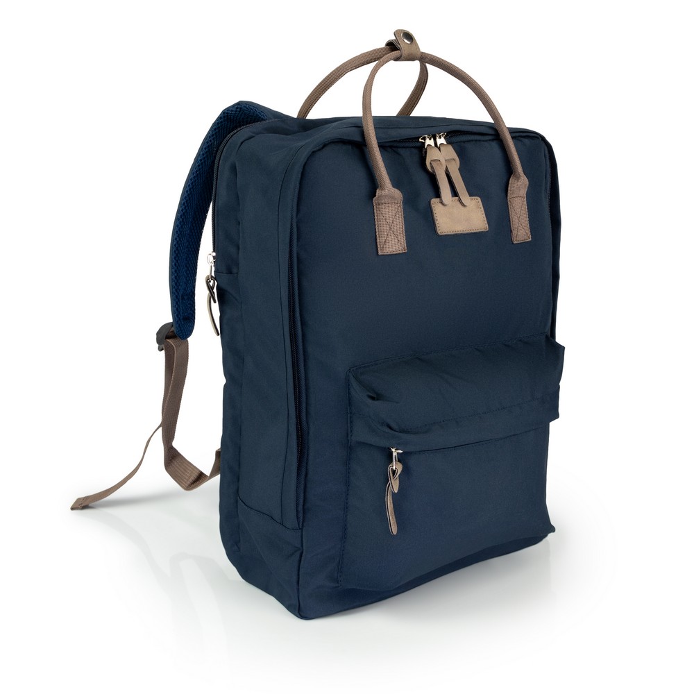 B'RIGHT Laptop-Rucksack 15,6", aus RPET | Finlay in Dunkelblau