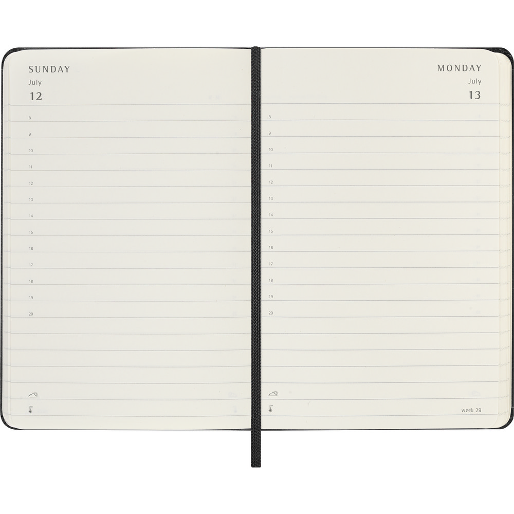 MOLESKINE Tageskalender in Schwarz, Ansicht 6