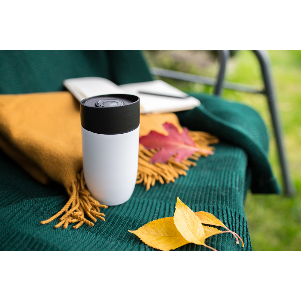 Thermobecher 330 ml Air Gifts | Stephanie in Schwarz, Ansicht 13