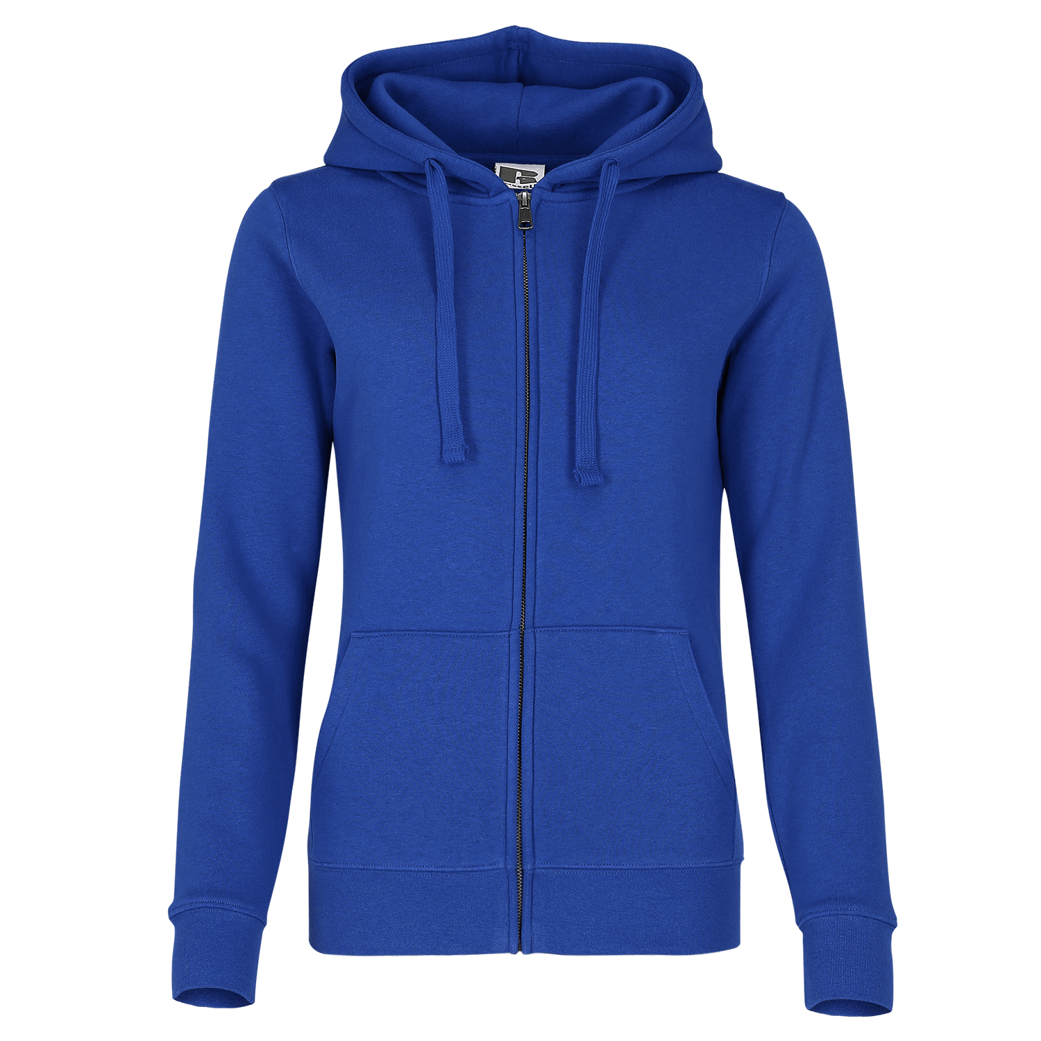 Russell Damen Authentic Zipped Hood Jacket in Bright Royal