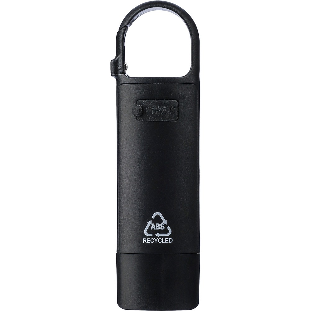 Schlüsselanhänger, Mini-Taschenlampe in Schwarz, Ansicht 7