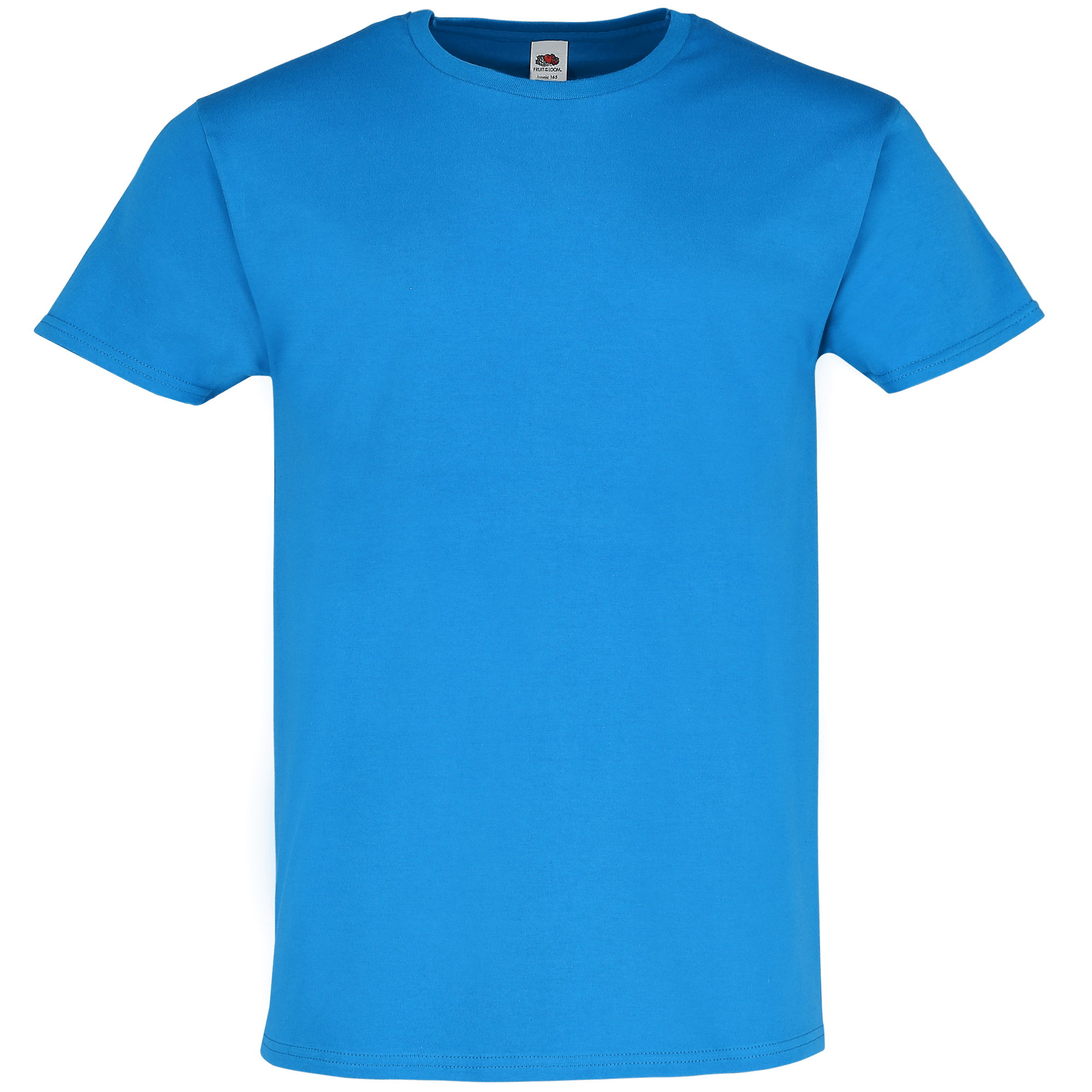 Fruit of the Loom Iconic 195 T-Shirt in Azurblau