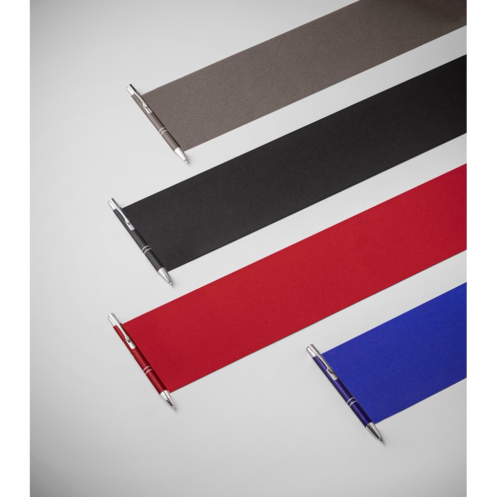 Kugelschreiber aus Recyceltes Aluminium (100% rAL) | Re-beta – Schwarz, Ansicht 6