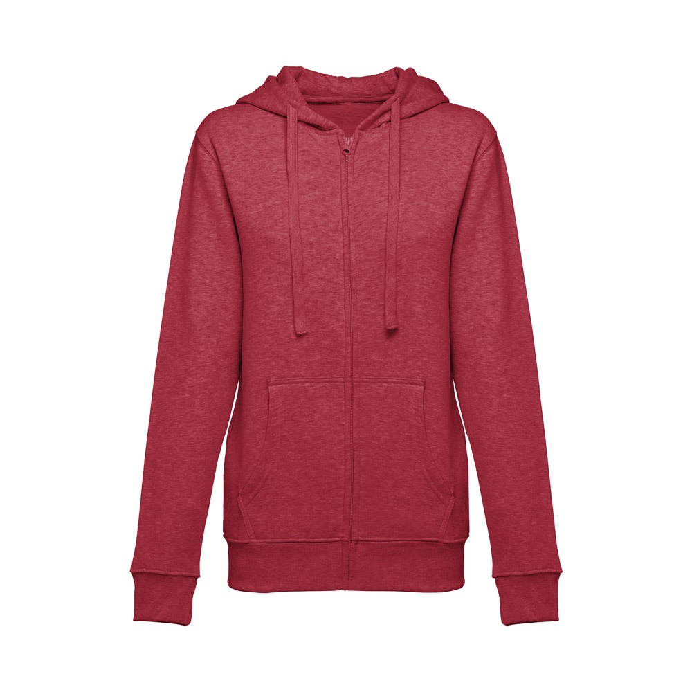 Sweatshirt für Frauen aus Baumwolle und Polyester | THC Amsterdam Women – Rot melliert