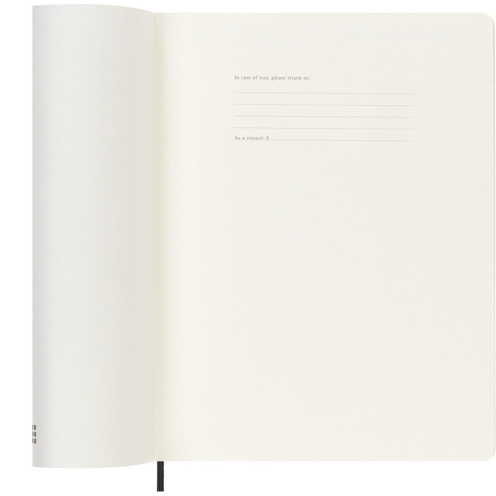 MOLESKINE Wochenkalender mit Notizbuch in Schwarz, Ansicht 5