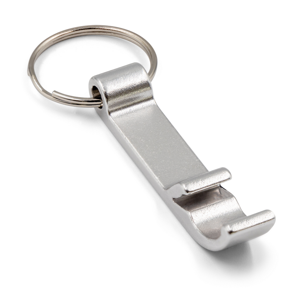 Schlüsselanhänger, Flaschenöffner | Macie in Silber