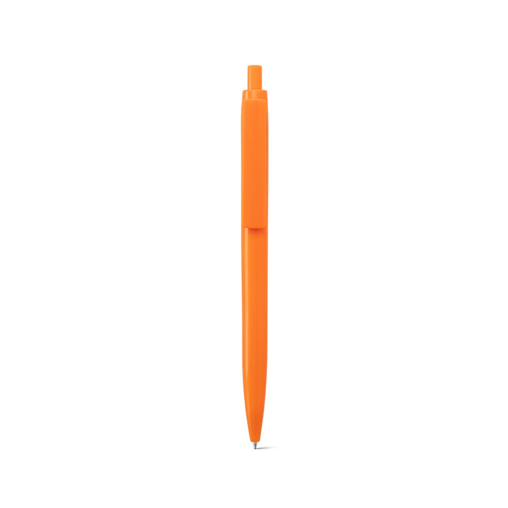 Kugelschreiber aus ABS mit glänzender Oberfläche | Nolwen – Orange, Ansicht 2