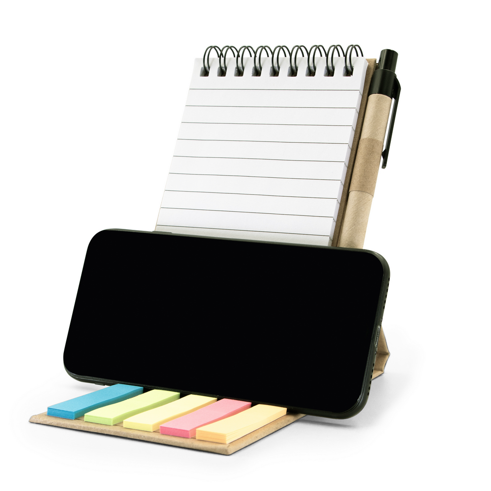 Notizenset, Notizblock, Stift, Haftnotizen | Madelyn in Neutral, Ansicht 5