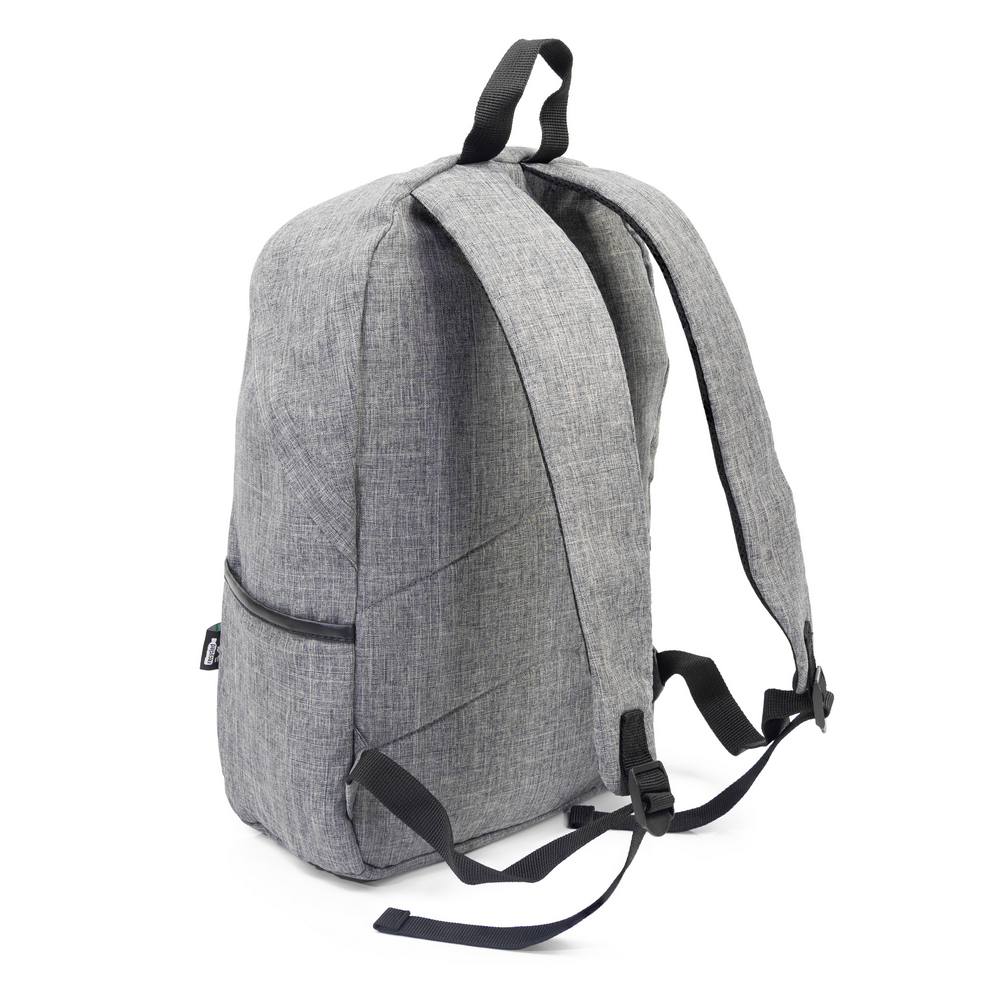 B'RIGHT Rucksack mit Fach für Laptop 15,6", aus RPET | Reggie in Grau, Ansicht 6