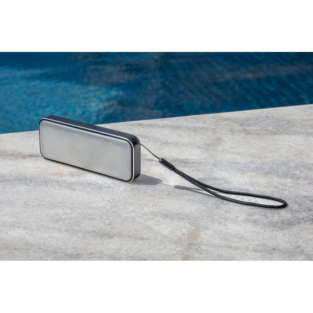 Kabelloser Lautsprecher BrandCharger Nano Pro in Grau, Ansicht 2