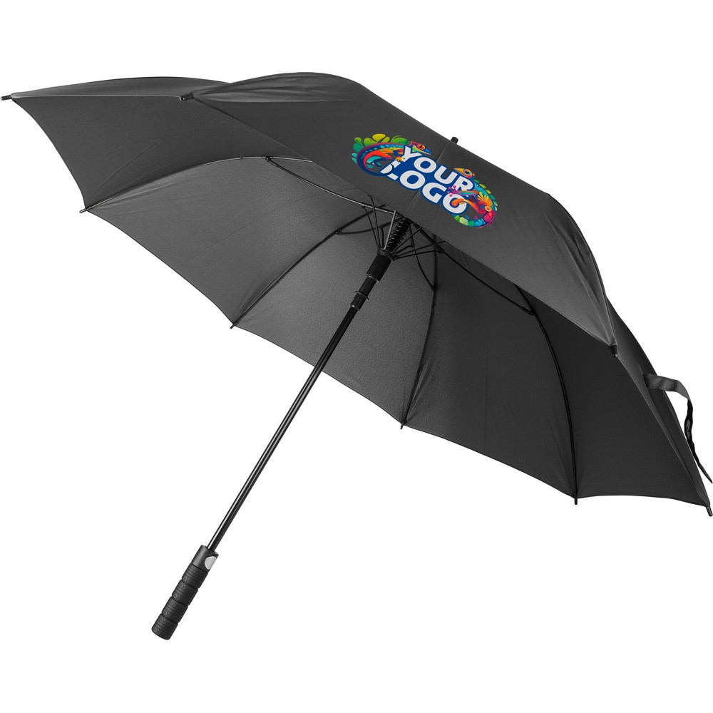 RPET Automatischer Regenschirm in Schwarz