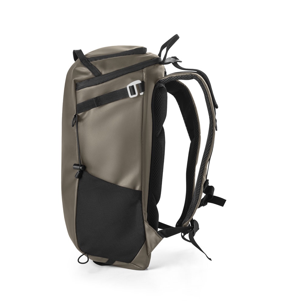 Wanderrucksack mit wasserdichter Beschichtung | Alasca – Dunkelgrün, Ansicht 4
