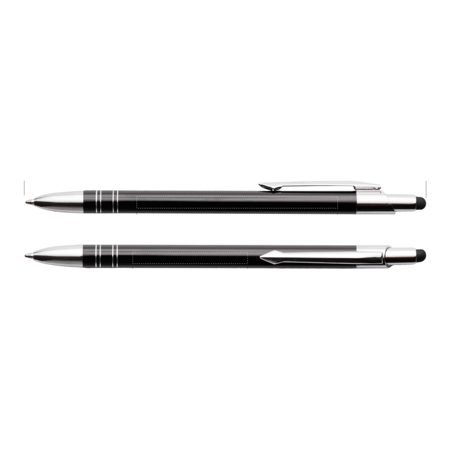 Bond Touchpen-Kugelschreiber | Metall in Schwarz
