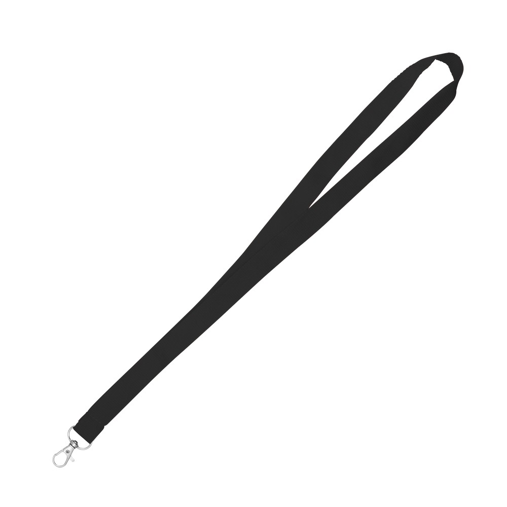 Lanyard mit Karabinerhaken | Hulda in Schwarz, Ansicht 3