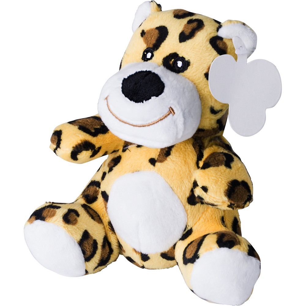 Plüsch Leopard in Vielfarbig