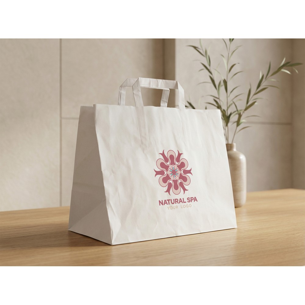 Papiertasche | Bisara in Weiß, Ansicht 2