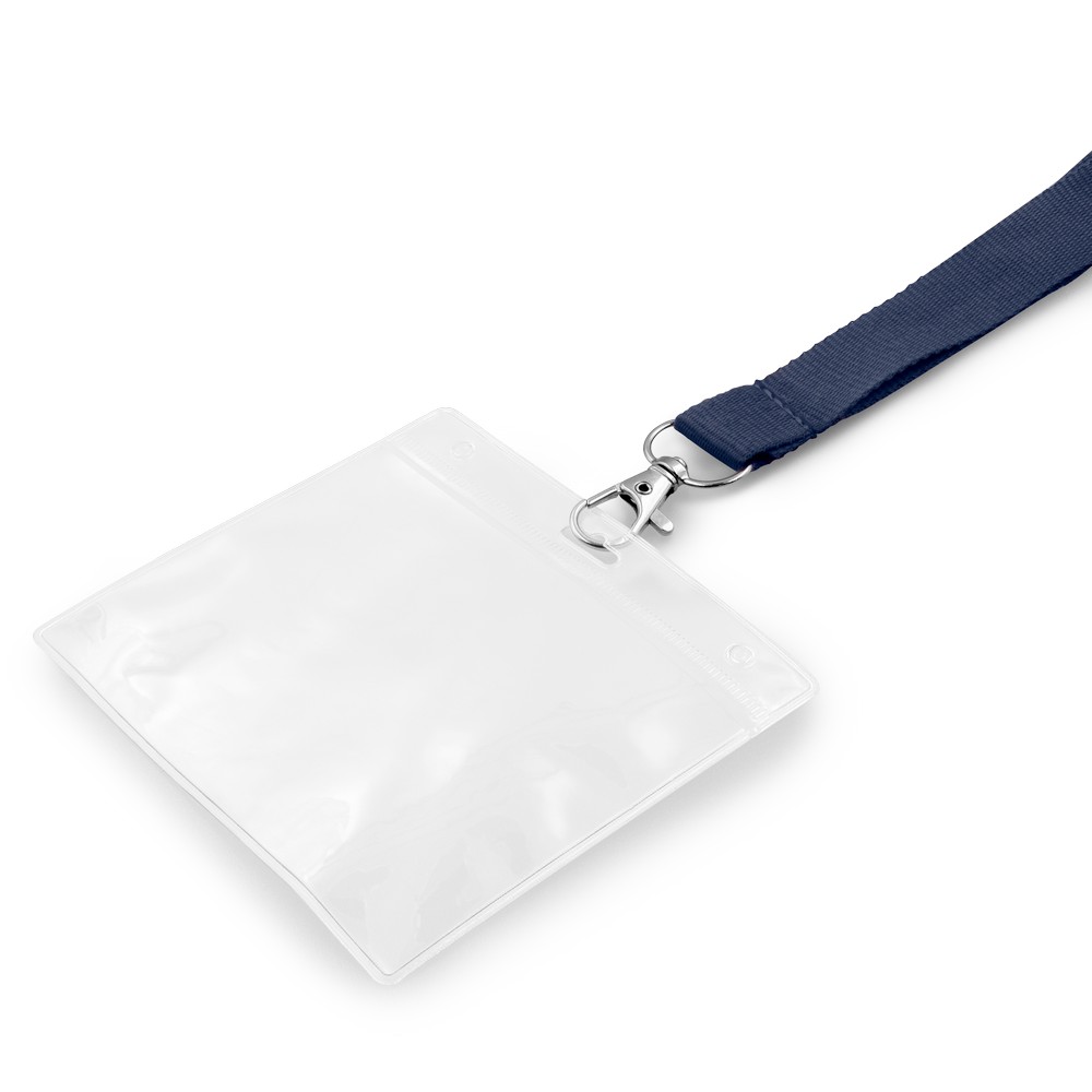Lanyard mit Karabinerhaken | Hulda in Dunkelblau, Ansicht 4