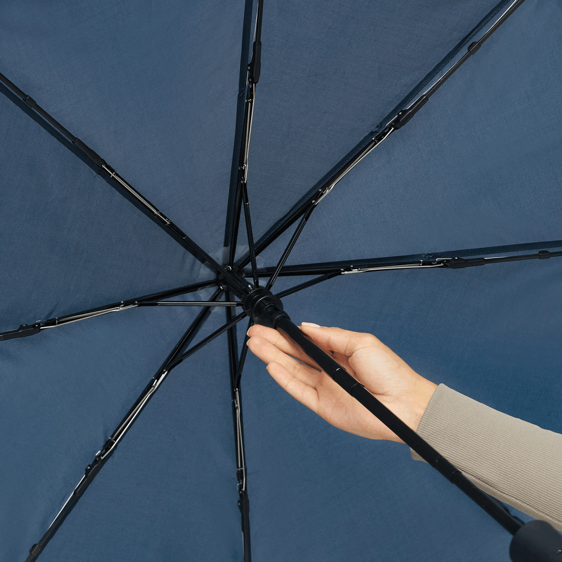 Vollautomatischer Windproof-Taschenschirm | Plopp