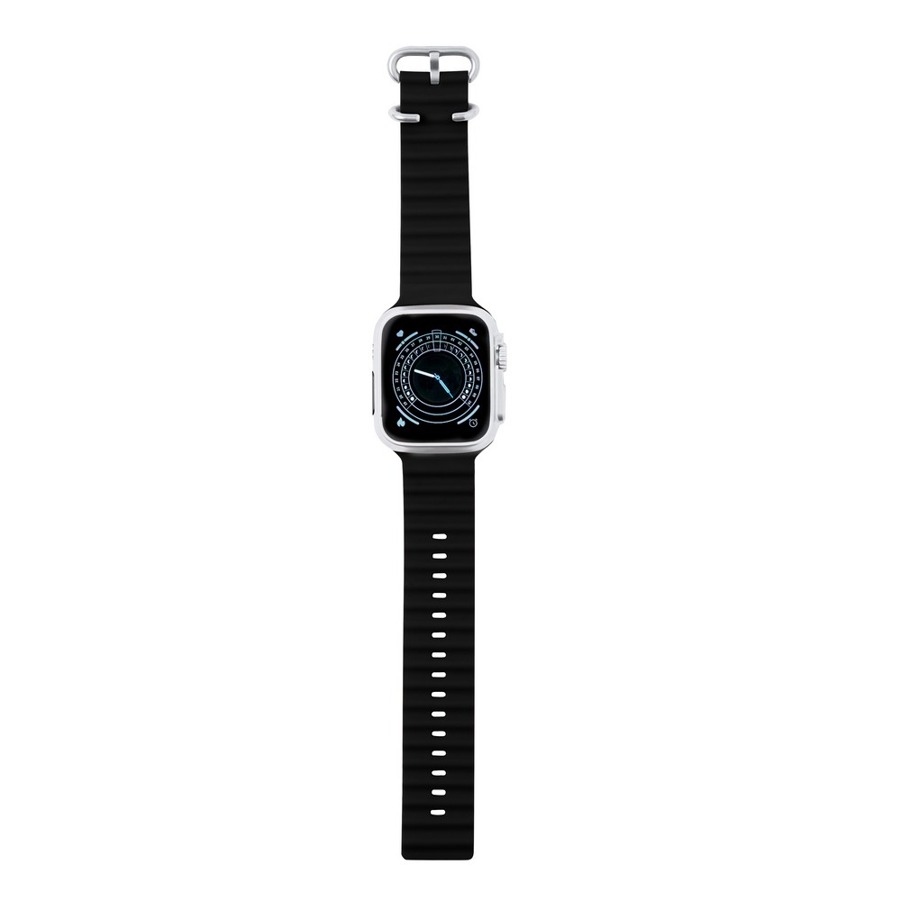 Aktivitätsmonitor, kabellose Multifunktionsuhr in Schwarz, Ansicht 18