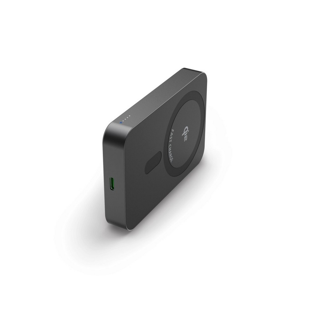 Magnetische Powerbank 10000 mAh Hama in Schwarz, Ansicht 3