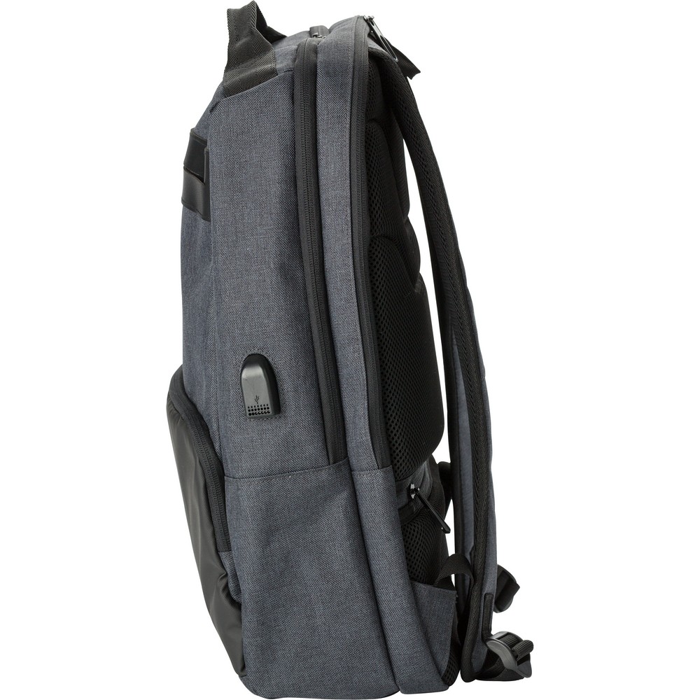 Laptop-Rucksack 15" in Schwarz, Ansicht 7