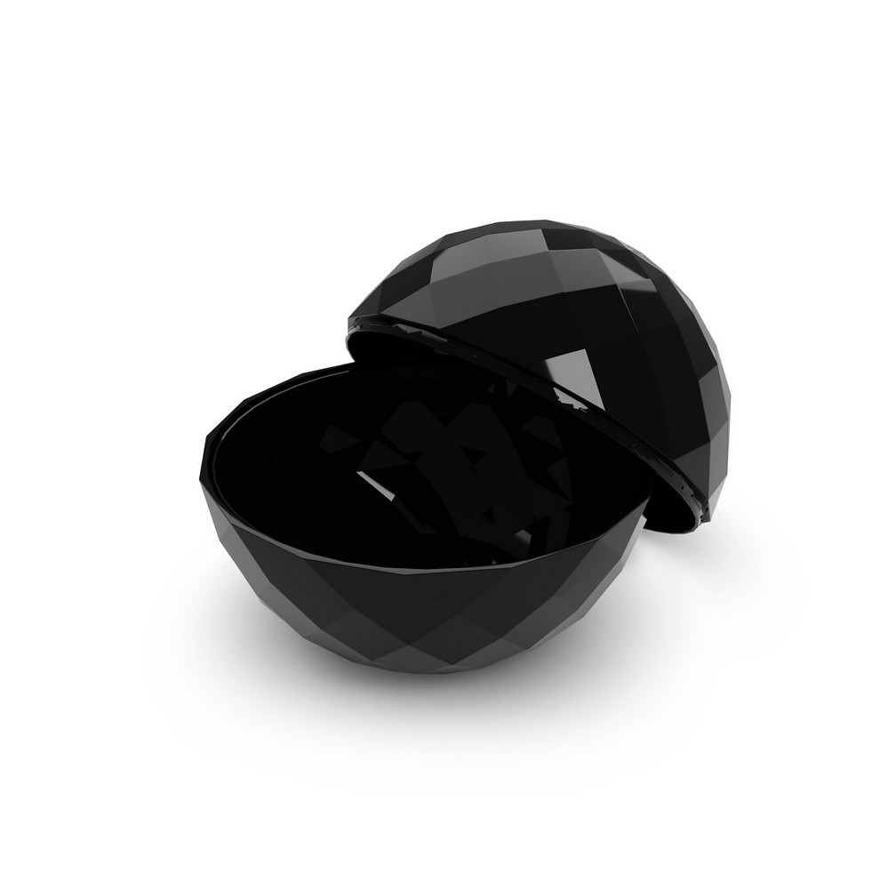 Geschenkball, Behälter für Werbegeschenke | Indome in Schwarz, Ansicht 9