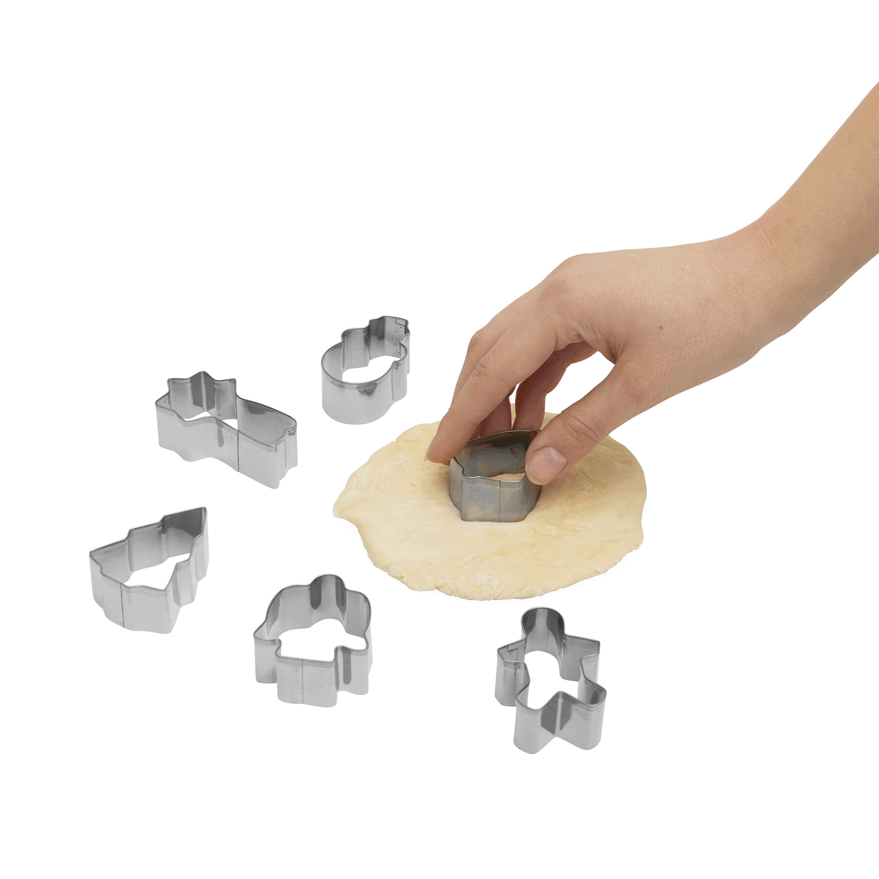 Ausstechförmchen-Set mit 6 -Ausstechern | Cookie