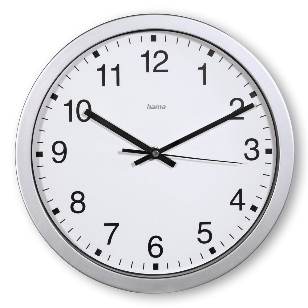 Wanduhr Hama Mallorca in Silber, Ansicht 4